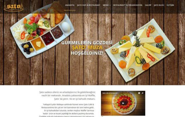 Cafe ve Restaurant Web Sitesi